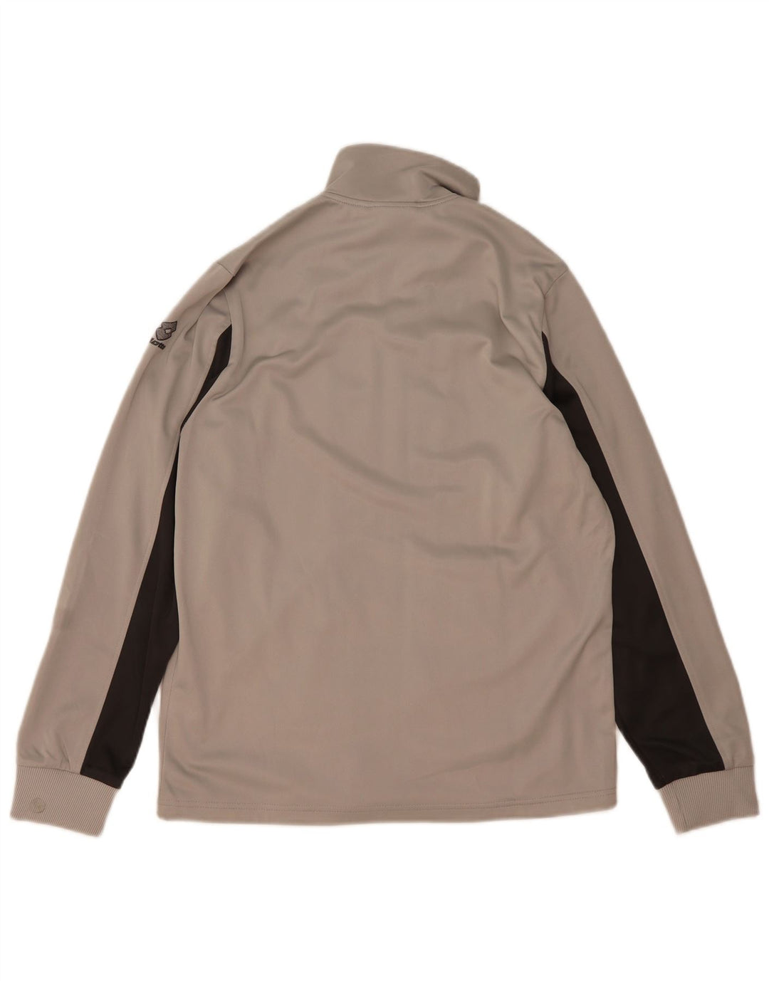 Мужской спортивный костюм Lotto, верхняя куртка, большой серый полиэстер с цветными блоками