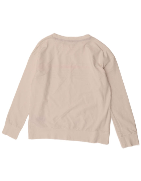 Женский свитер Esprit UK 16, хлопок в большую белую полоску