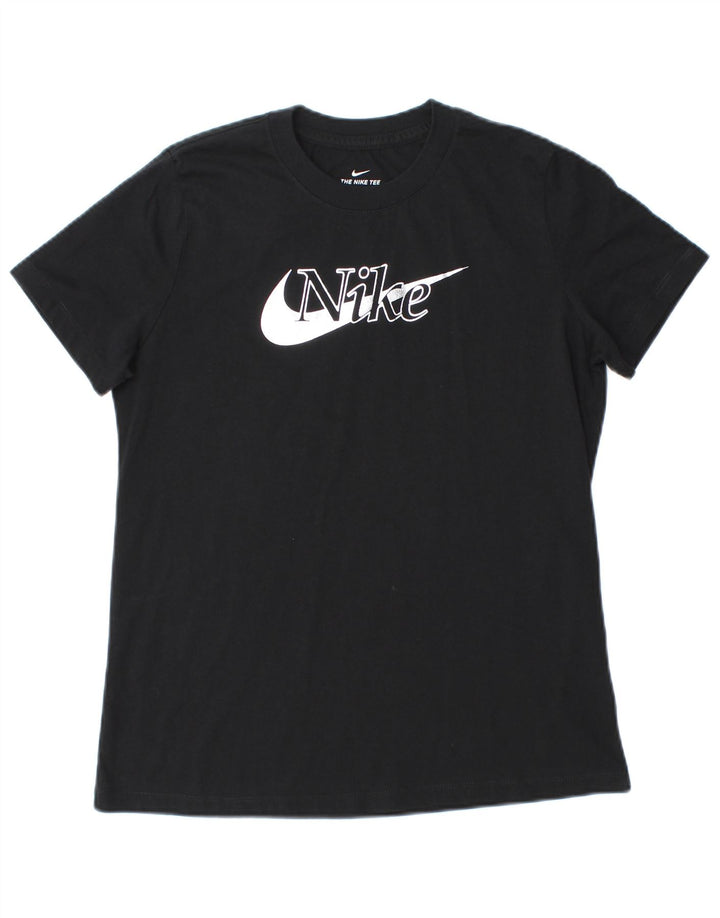 Женская футболка с рисунком Nike Top UK 12, средний черный