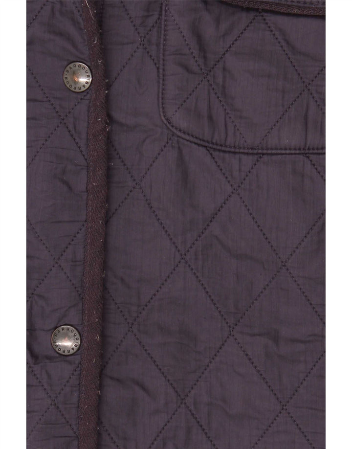 Женская стеганая куртка Barbour UK 16, большая, темно-синяя