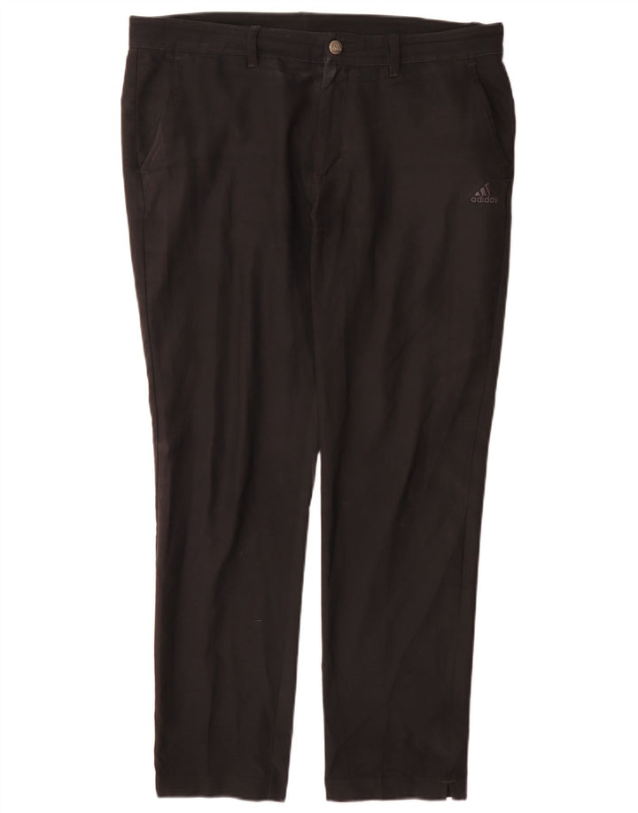 Женские брюки чинос Adidas Regular W34 L30, черный полиэстер