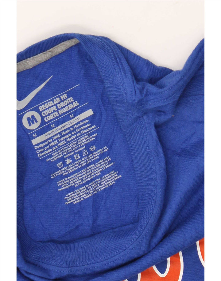 Мужская футболка с рисунком Nike Florida Gators обычного кроя, хлопковый топ среднего размера