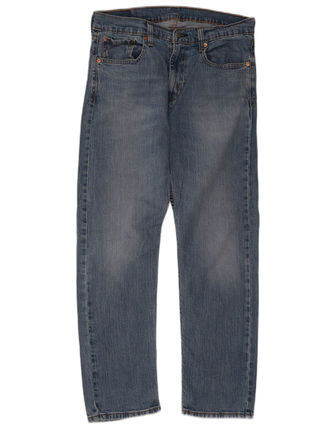 Мужские зауженные джинсы Levi's 502 W32 L30 синие, хлопок