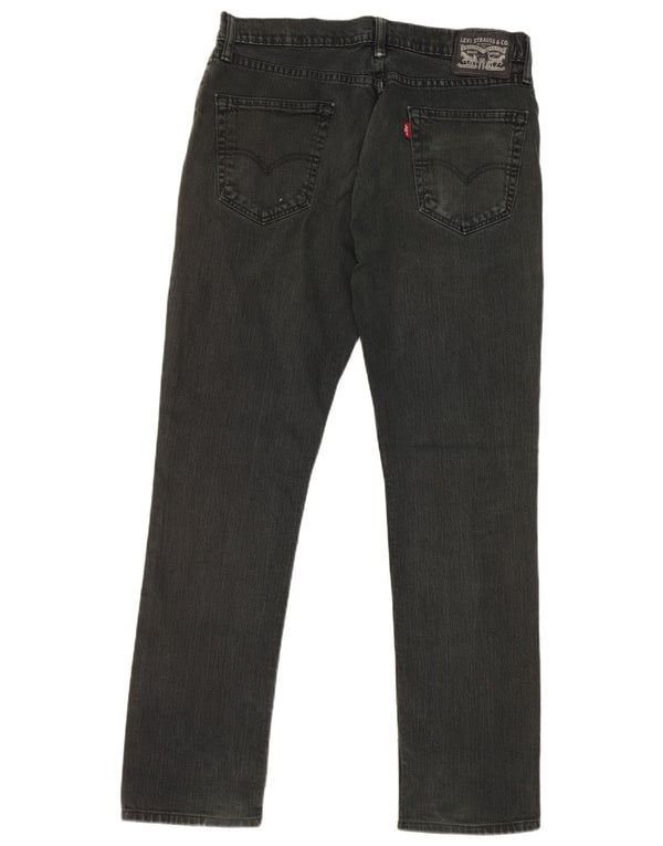 Мужские прямые джинсы Levi's W34 L32, черный хлопок
