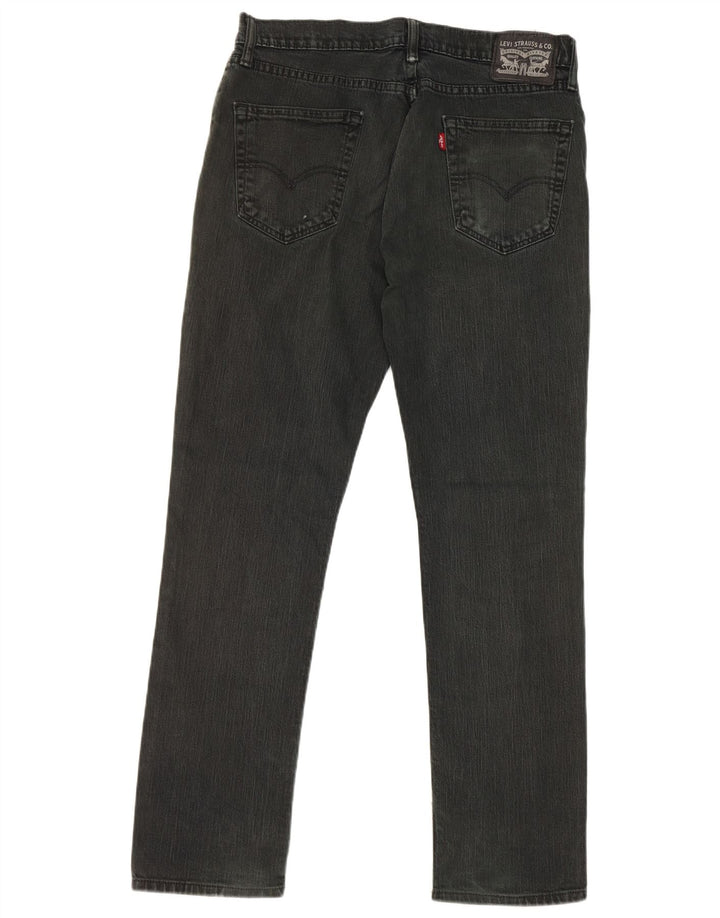 Мужские прямые джинсы Levi's W34 L32, черный хлопок