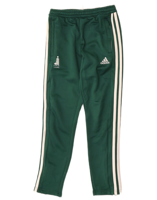 Спортивные брюки Adidas для мальчиков 9-10 лет, зеленые спортивные