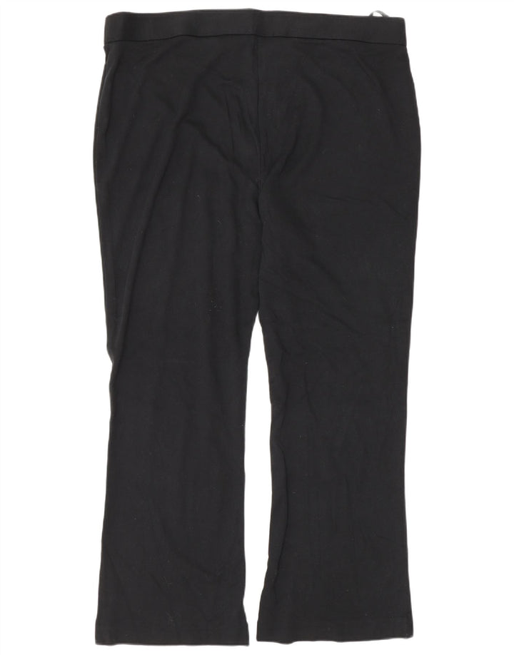 Женские спортивные брюки Marks & Spencer UK 20 2XL, черные вискозы
