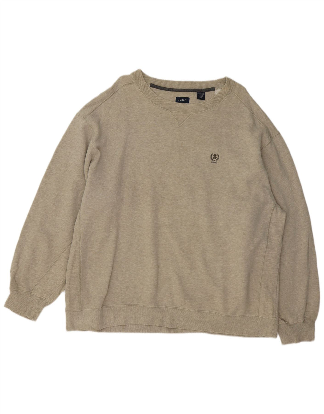 IZOD Мужской свитер джемпер XL серый в крапинку хлопок