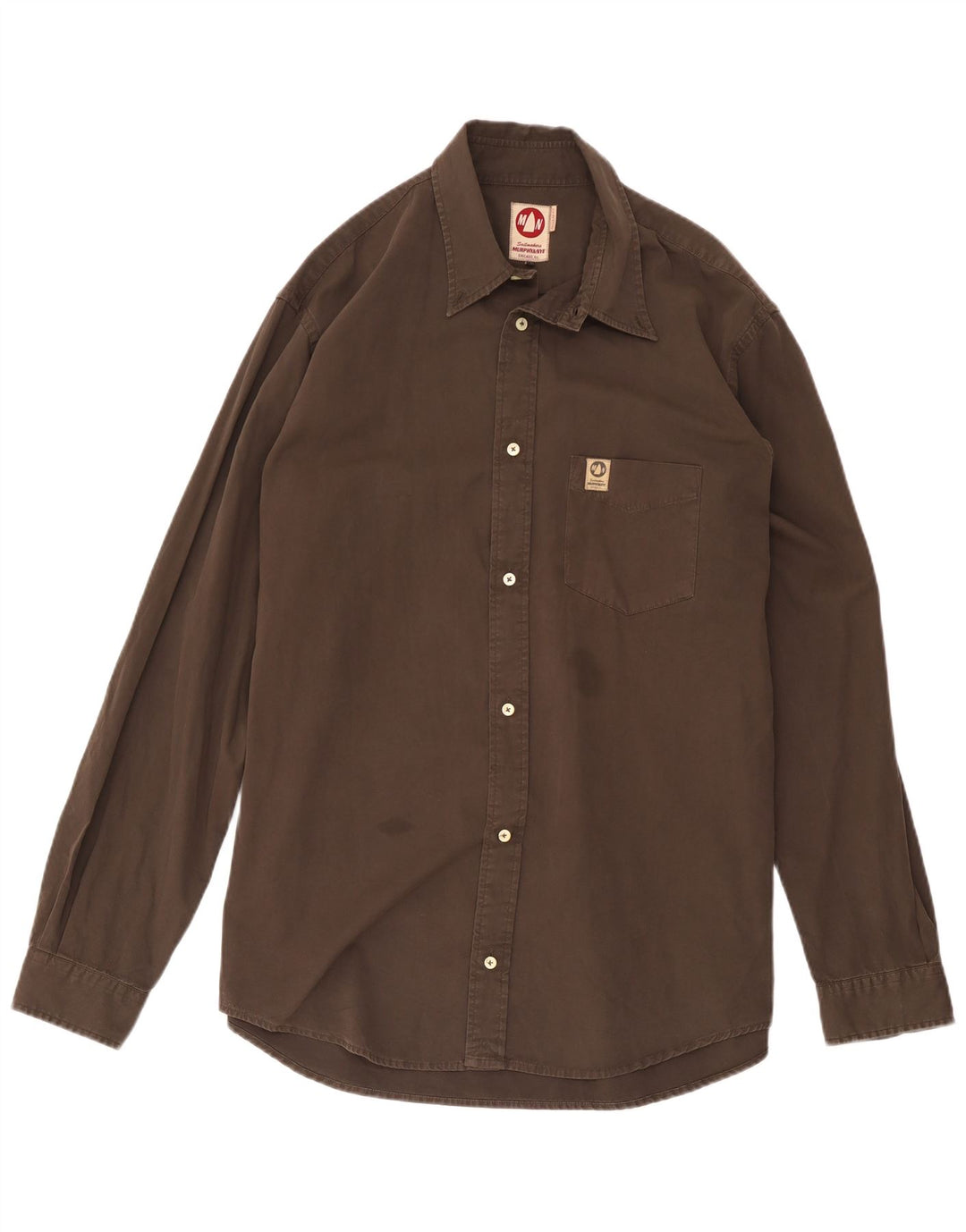 Мужская рубашка стандартного кроя Murphy & Nye Sailmakers 3XL, коричневый хлопок