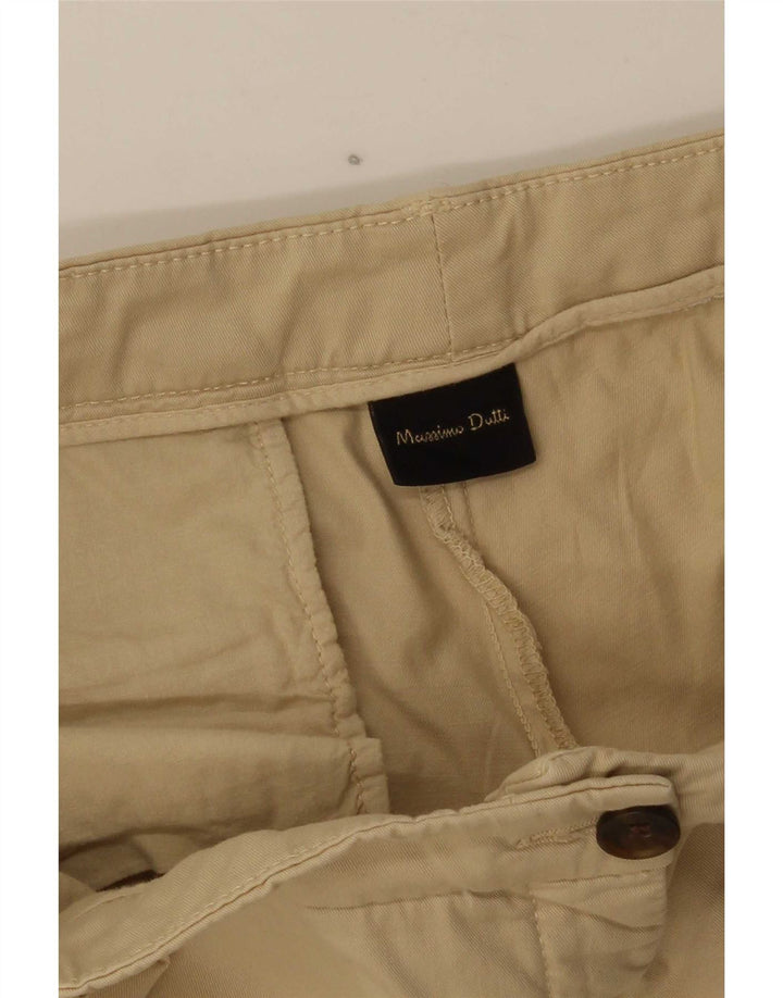 Женские брюки-чиносы Massimo Dutti W34 L26 бежевые
