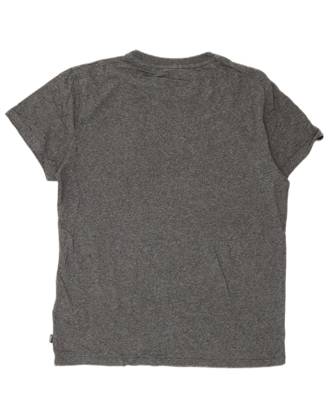 Мужская футболка Superdry Top из хлопка среднего серого цвета