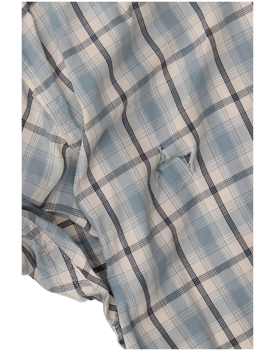 Рубашка мужская Wrangler XL синяя в клетку