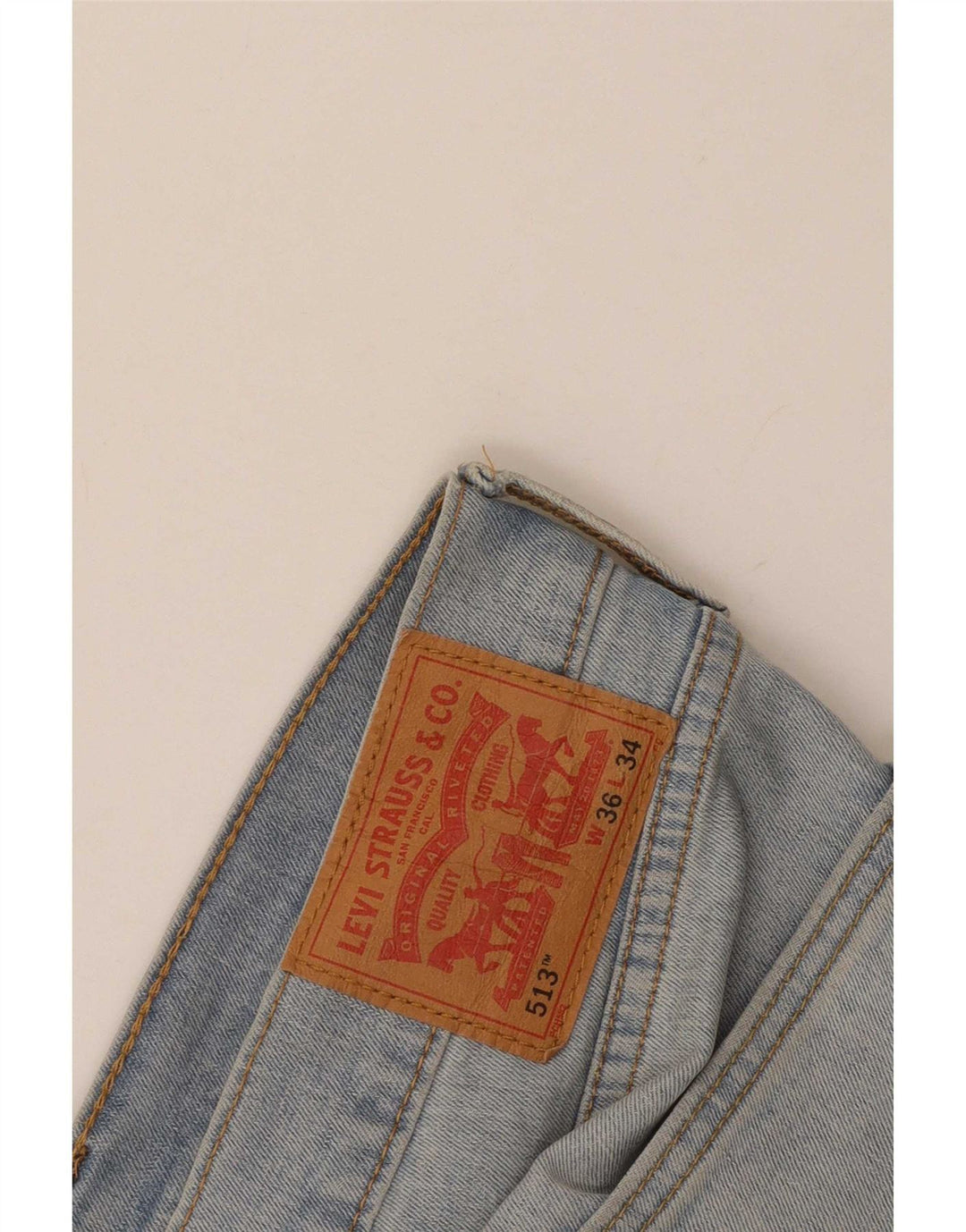 Женские прямые джинсы Levi's 513 W36 L30 синие