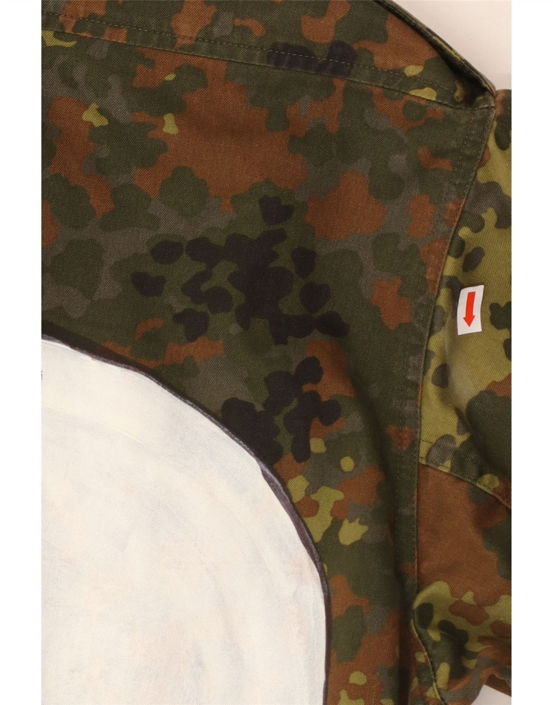 ВИНТАЖНАЯ Мужская куртка в стиле милитари с рисунком UK 36, маленькая, камуфляж цвета хаки