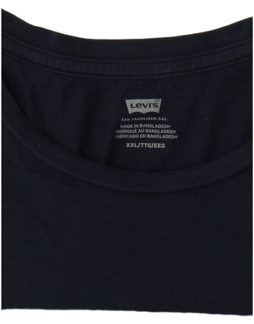 Мужская футболка с рисунком Levi's Top 2XL Темно-синий