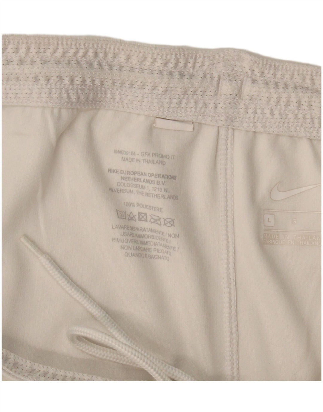 Мужские спортивные шорты NIKE Inter Milan, большие белые полиэстеровые шорты