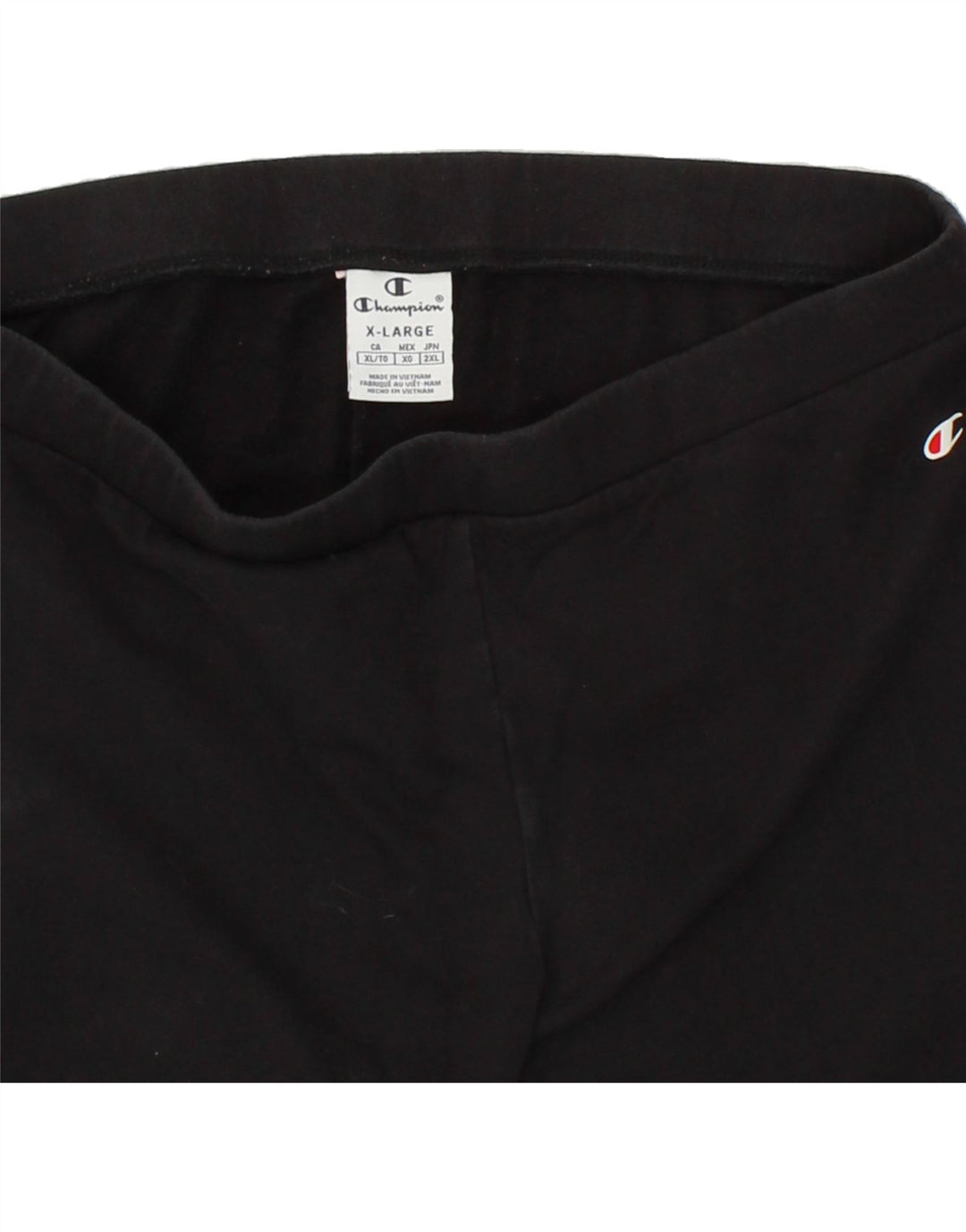 CHAMPION Womens Leggings UK 18 XL Black Vintage Champion and Second-Hand Champion from Messina Hembry 