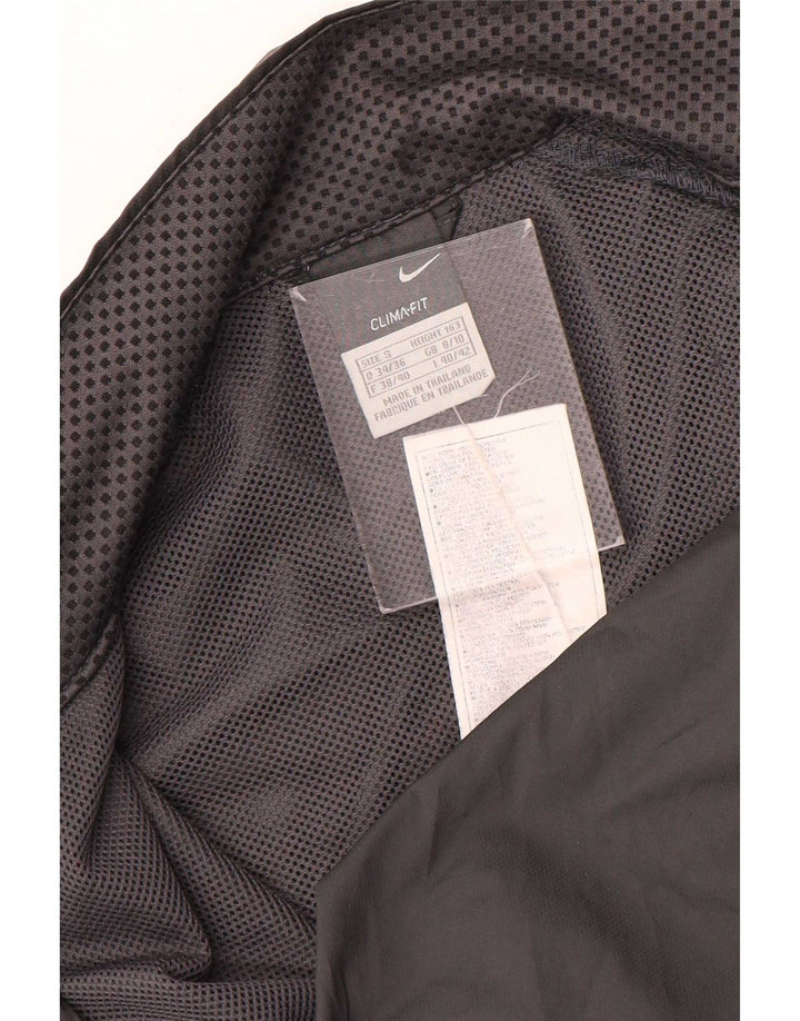 Женская непромокаемая куртка Nike Climalite UK 8/10, маленькая серая, полиэстер с цветными блоками