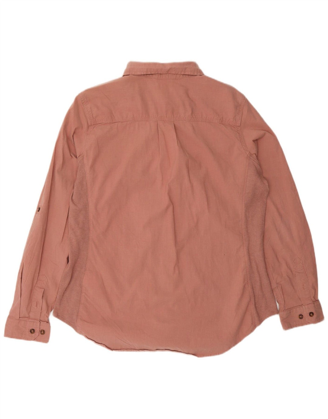 Женская рубашка Carhartt, размер США 12/14, большая розовая хлопковая ткань