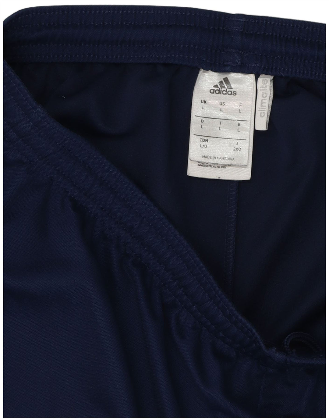 Мужские спортивные шорты Adidas Climalite, большие темно-синие, полиэстер