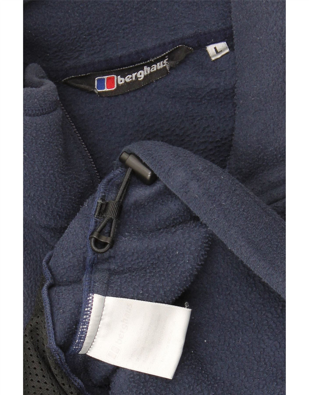 Berghaus Мужской флисовый джемпер с воротником на молнии, большой размер, темно-синий, полиэстер