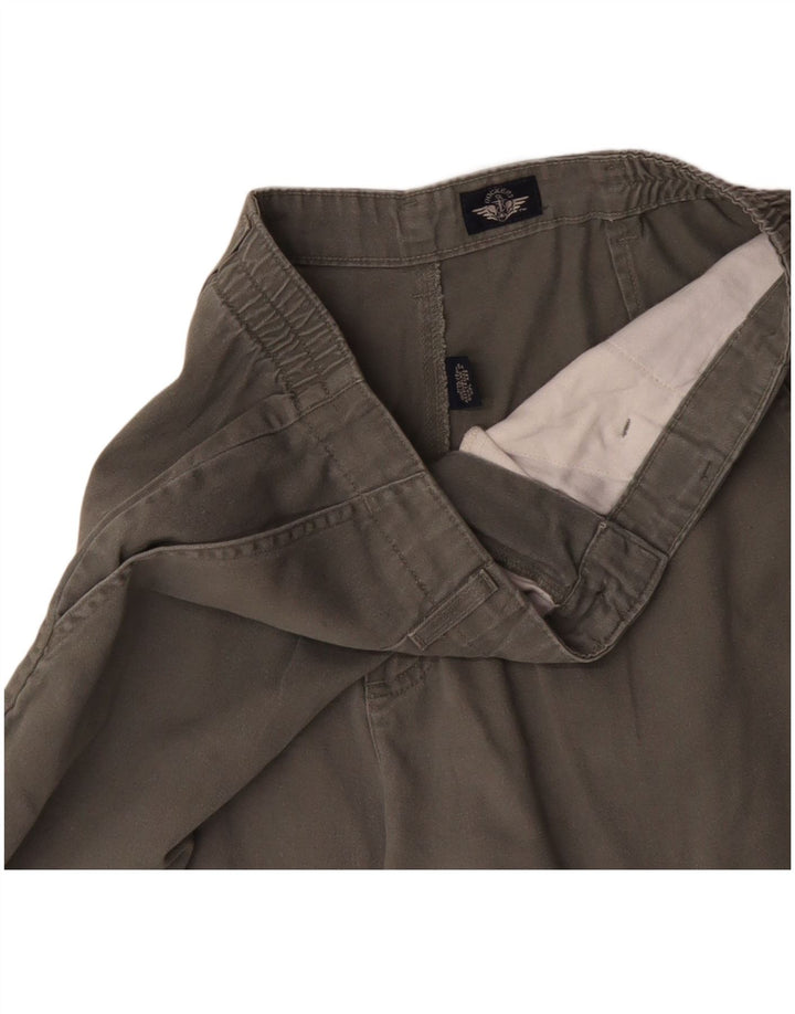 Женские шорты чинос Dockers с высокой талией США 14 XL W32 Серый хлопок