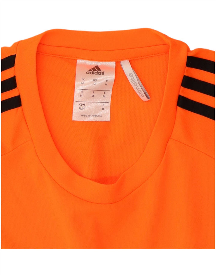 Мужская футболка Adidas Climalite Top Medium Orange Colorblock