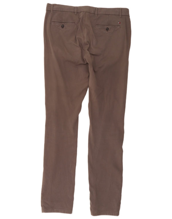 Tommy Hilfiger Мужские брюки-чиносы Bleecker Slim Fit W38 L34 Коричневые