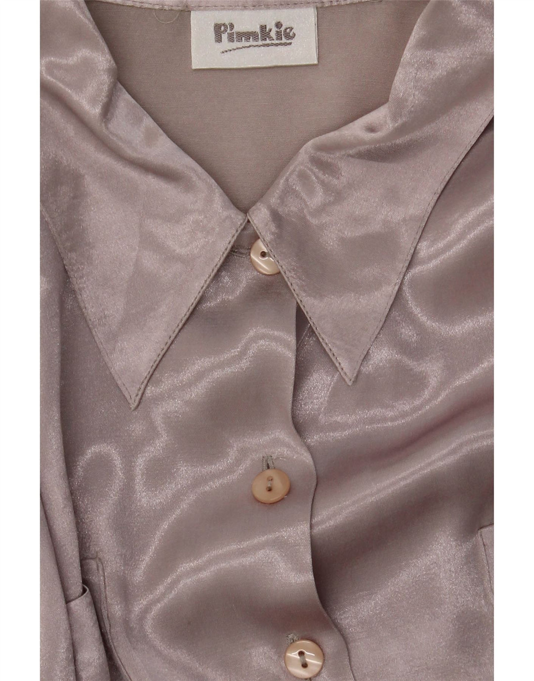PIMKIE Womens Shirt Blouse UK14 Large Pink Vintage Pimkie and Second-Hand Pimkie from Messina Hembry 
