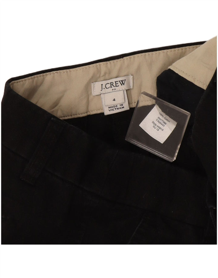 Женские шорты чинос J. Crew, размер США 4, маленький W27, черный хлопок