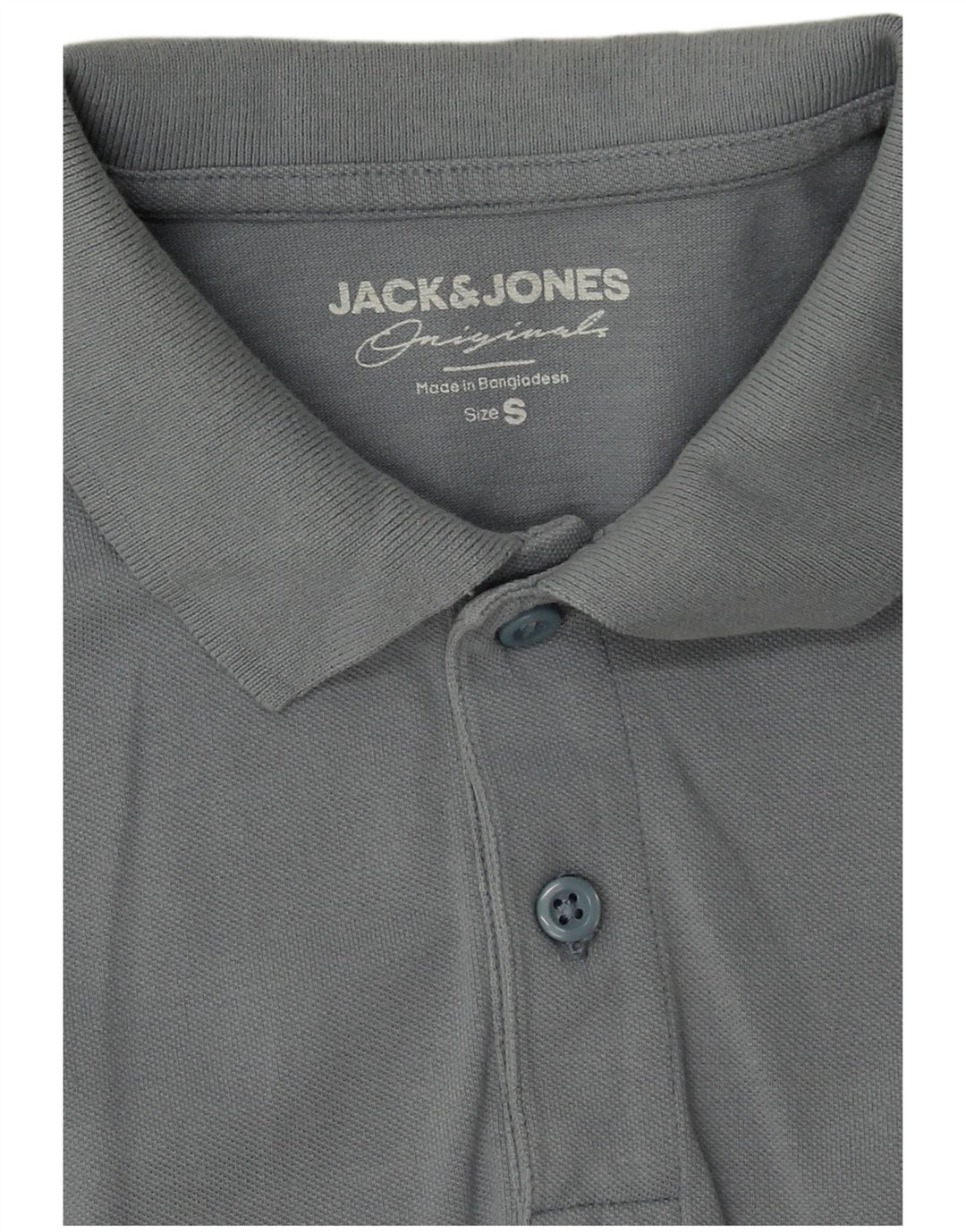 Мужская рубашка-поло Jack & Jones, маленькая синяя, хлопок