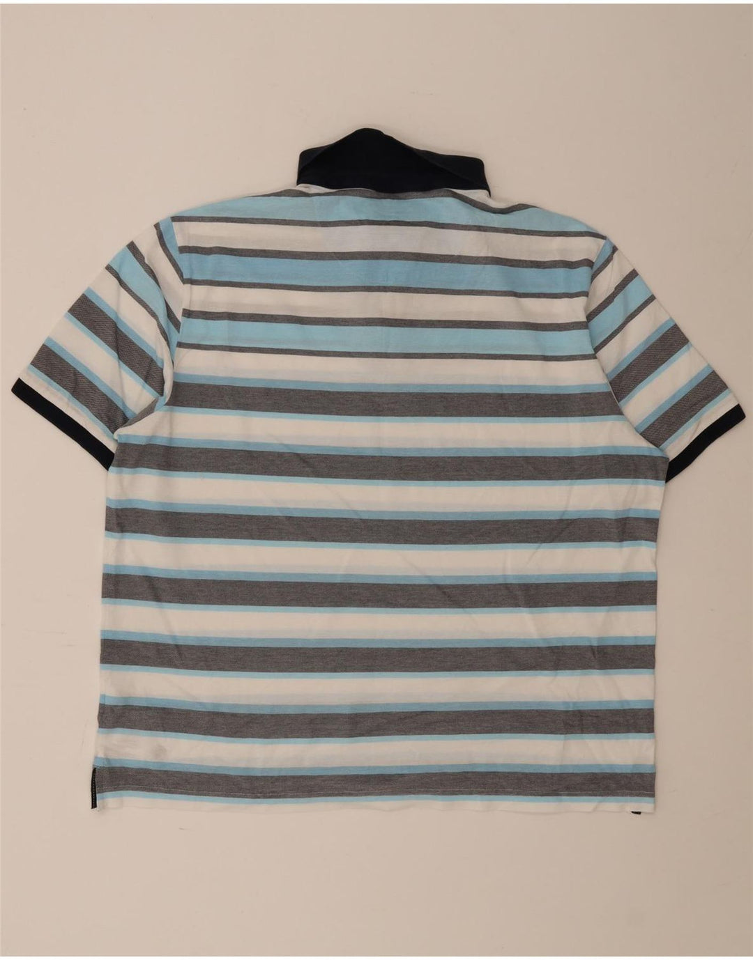 Мужская рубашка-поло Marks & Spencer Blue Harbour 2XL в разноцветную полоску