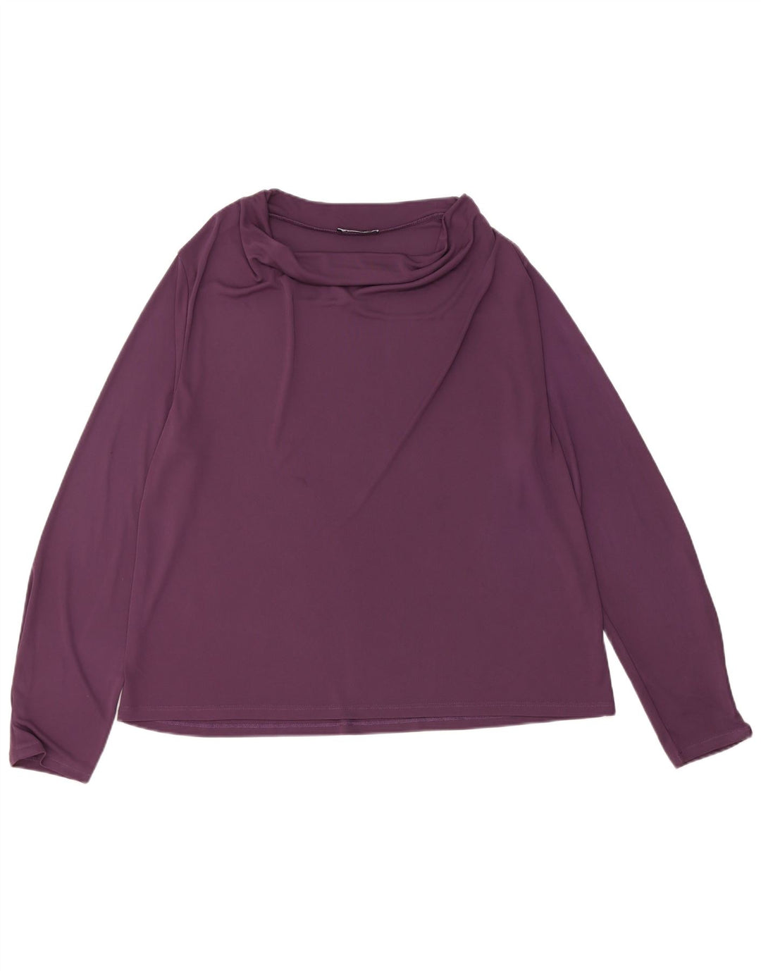 Zara Женский топ стандартного размера с длинным рукавом UK 18 XL Фиолетовый
