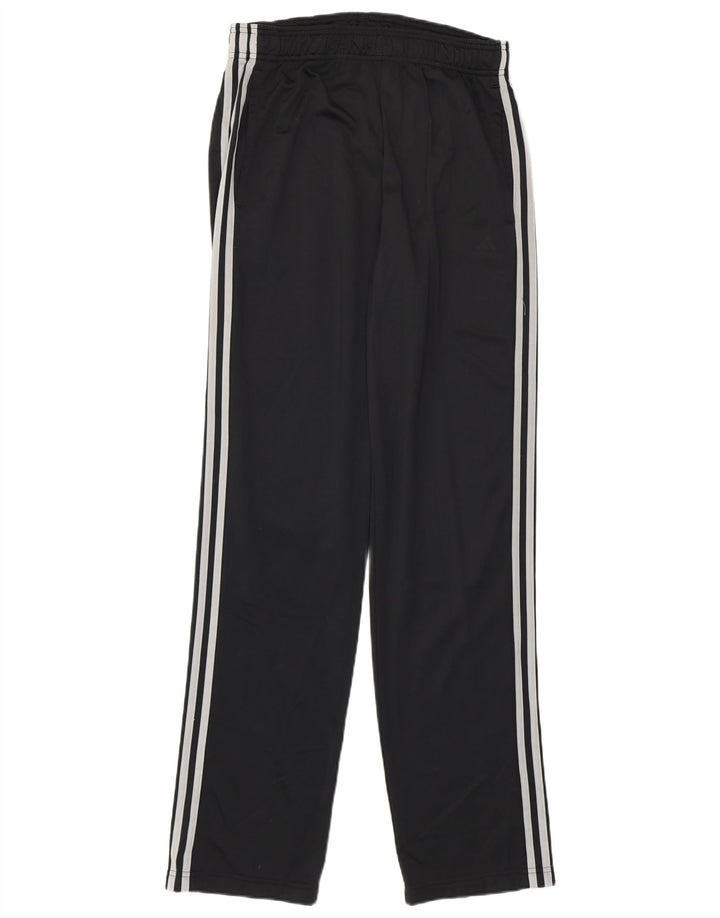 ADIDAS Mens Tracksuit Trousers Medium Black Polyester