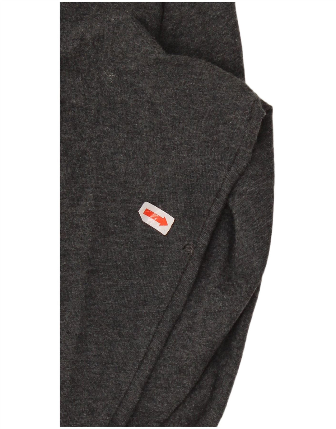 Женские укороченные леггинсы Adidas UK 12/14, хлопок среднего серого цвета