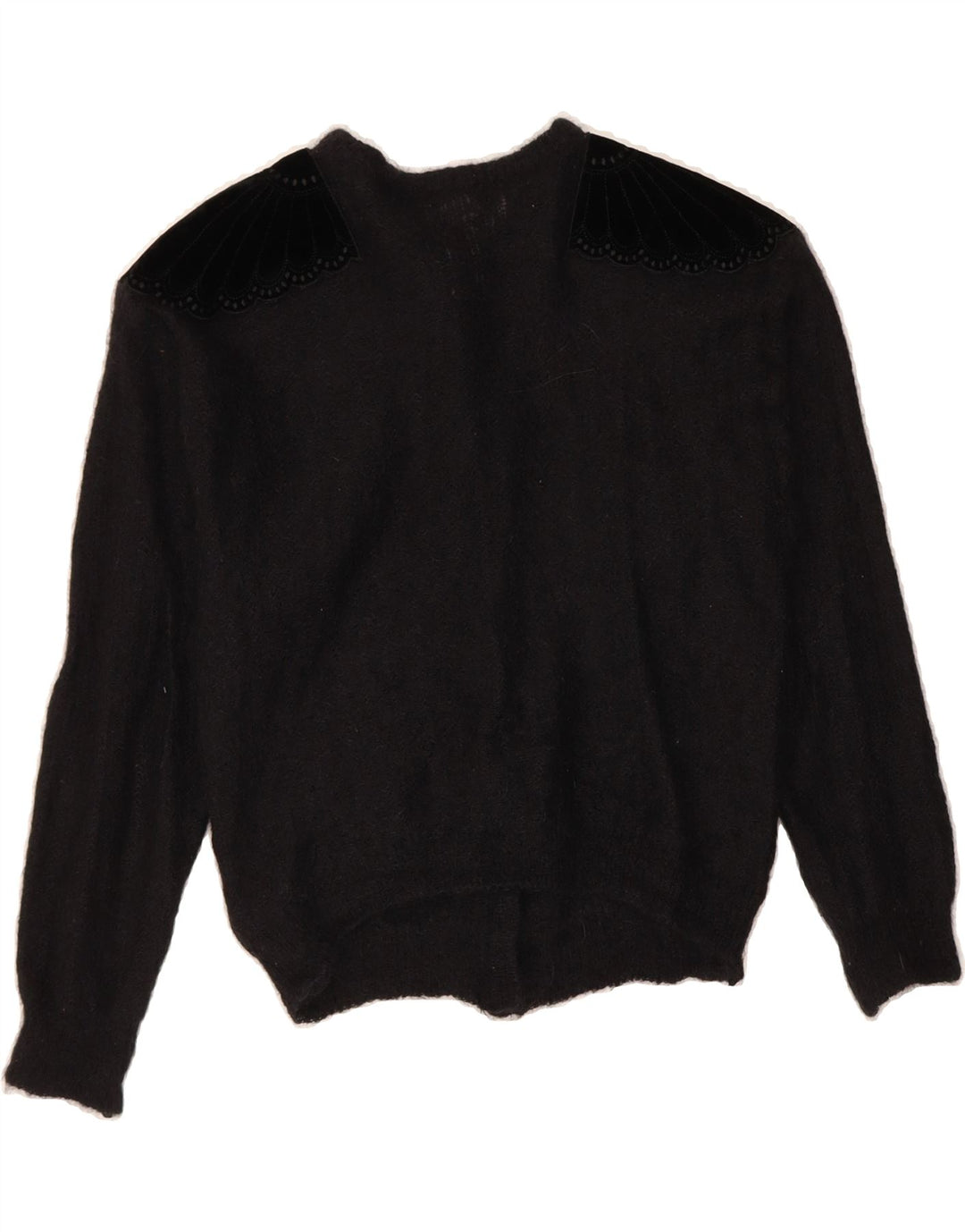 ST MICHAEL Womens Cardigan Sweater UK 14 Medium Black Vintage St Michael and Second-Hand St Michael from Messina Hembry 