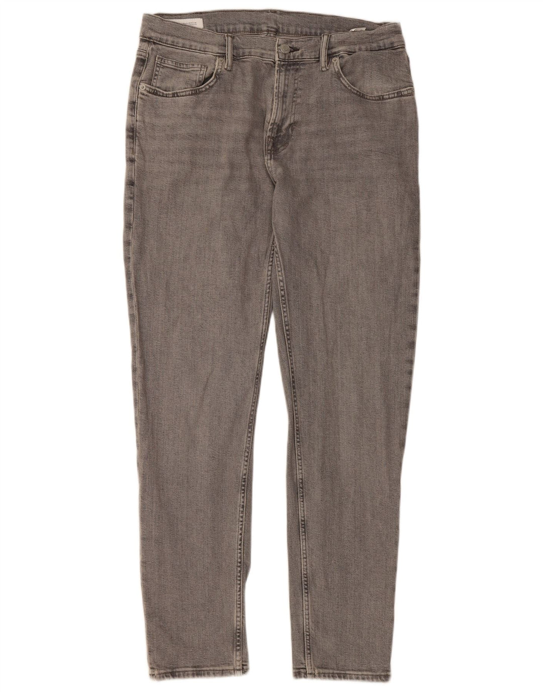 Мужские узкие джинсы Zara EU 44, большие W34 L31, серый хлопок