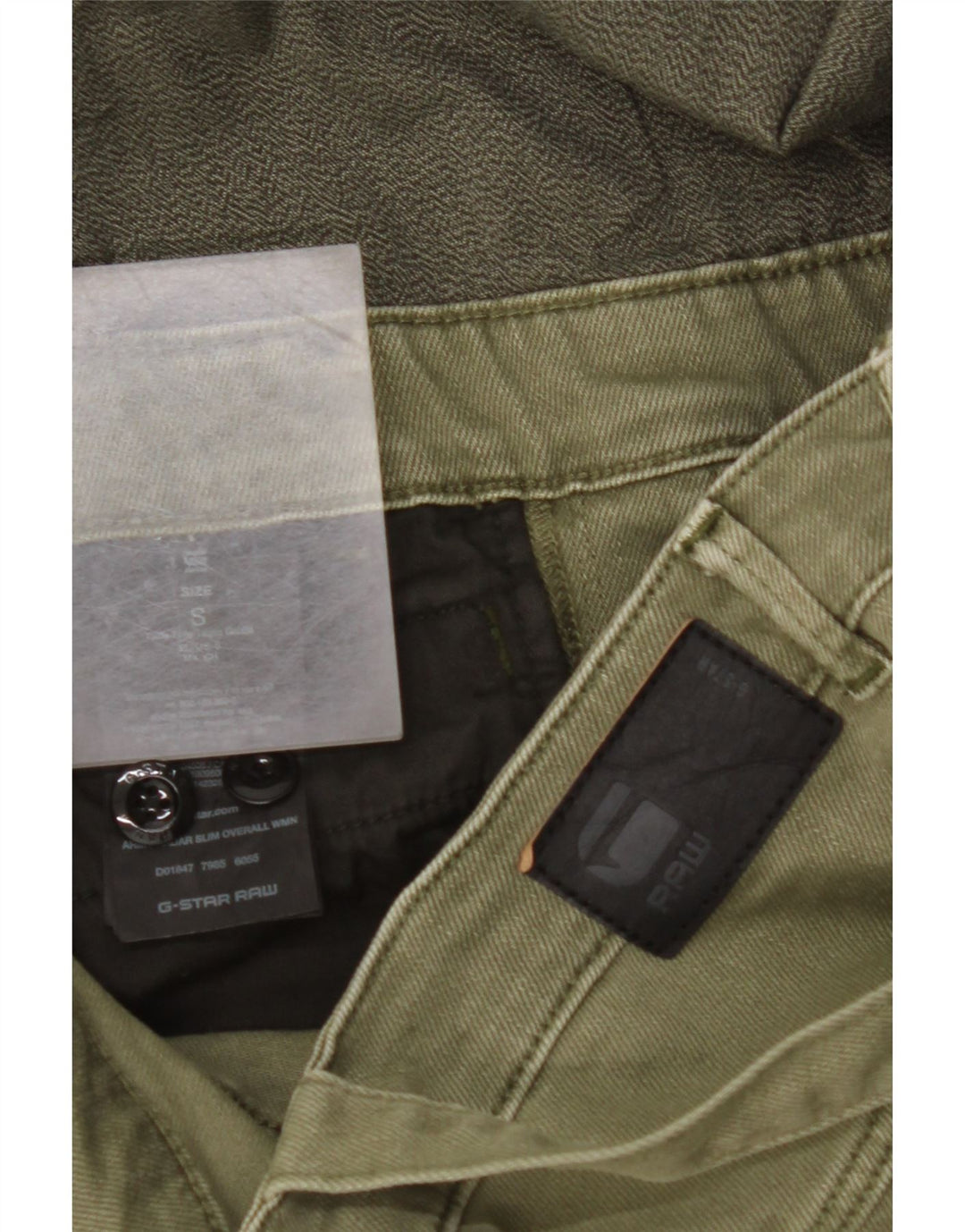 Женский комбинезон G-STAR, узкие джинсы, маленькие W32 L27, хлопок цвета хаки