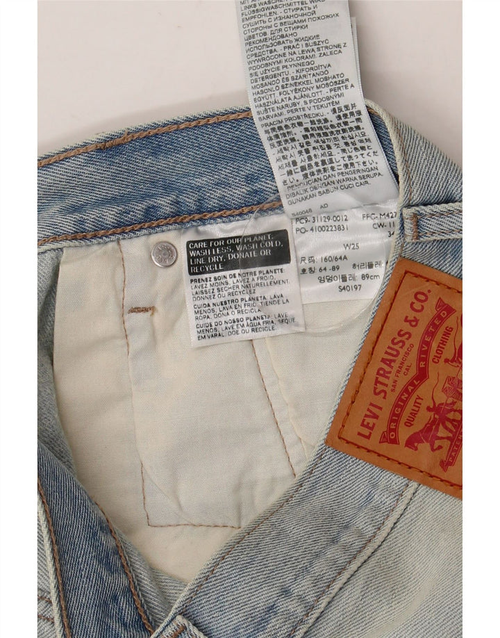 Женские джинсовые шорты Levi's W25 XS, синие, хлопок
