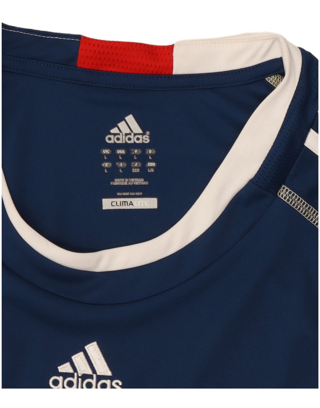 Мужская футболка Adidas Climalite, большой темно-синий полиэстер