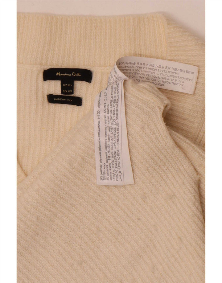 Женский жилет Massimo Dutti UK 14 Medium Off White из полиамида