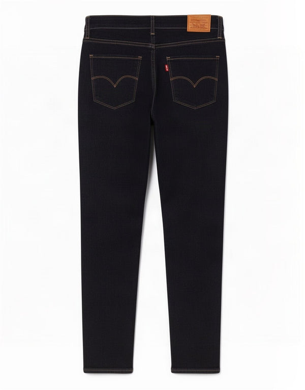 Женские джинсы скинни Levi's 721 с высокой посадкой W30 L28 Темно-синяя лайкра