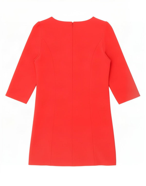 Женское платье А-силуэта с рукавом 3/4 Zara UK 6 XS, красное