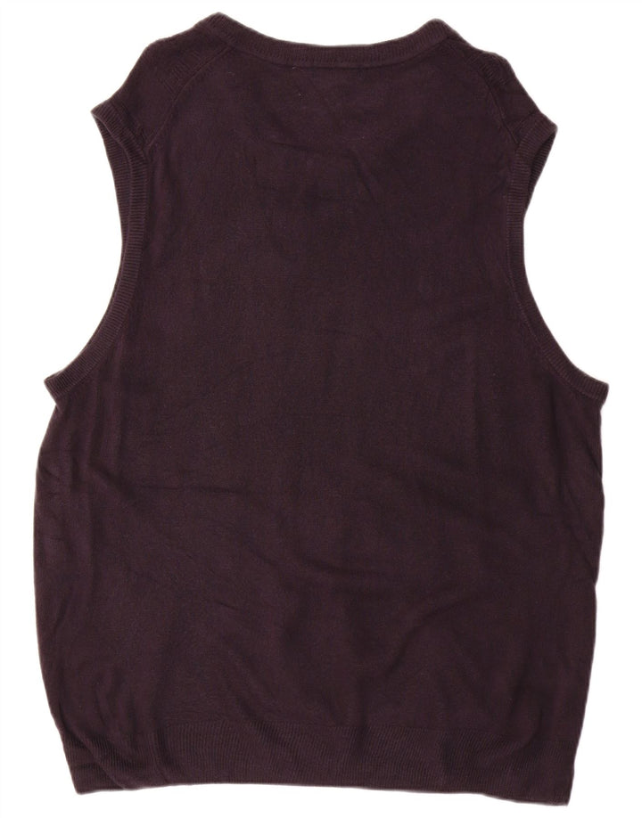 DOCKERS Mens Vest Tank Top 2XL Grey Acrylic