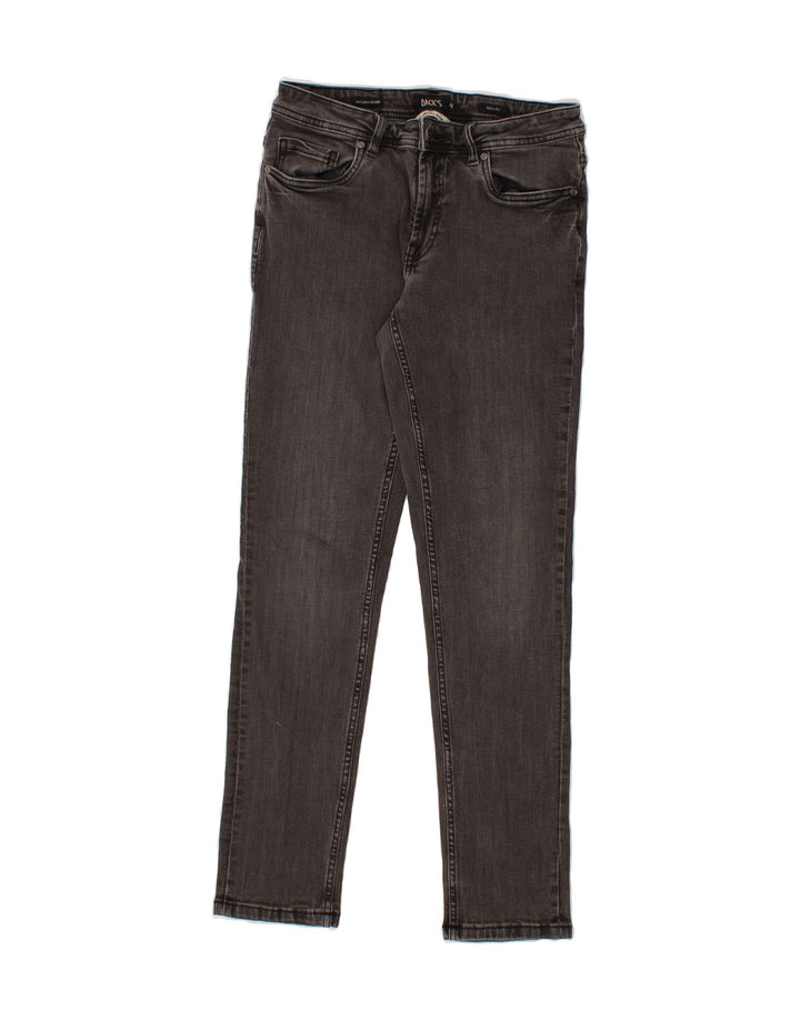 DACK'S Womens Slim Jeans IT 44 Medium W28 L30 Grey Cotton Vintage Dack's and Second-Hand Dack's from Messina Hembry 