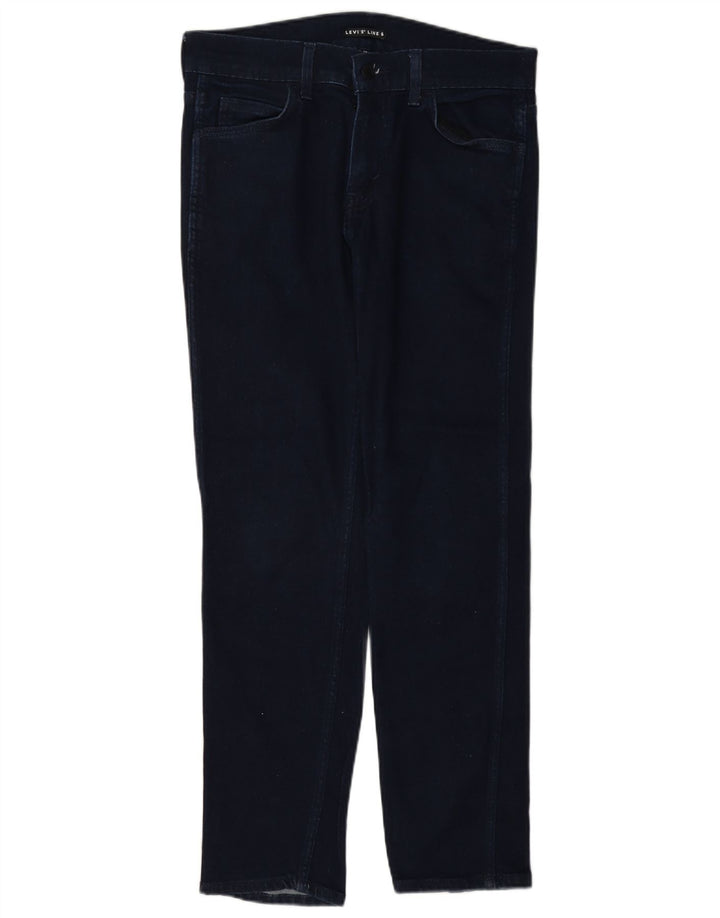 Джинсы Levi's Line 8 Slim W30 L30 Темно-синие, хлопок