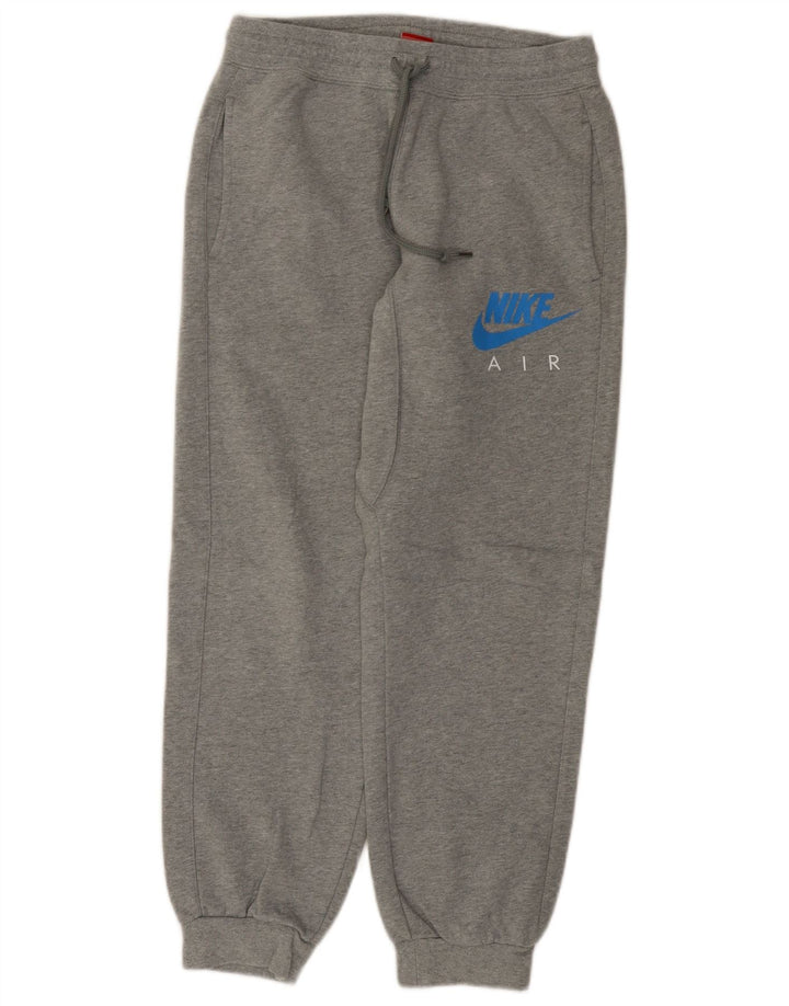 Женские спортивные брюки с графическим рисунком NIKE, джоггеры, Великобритания 14, средний серый цвет, хлопок