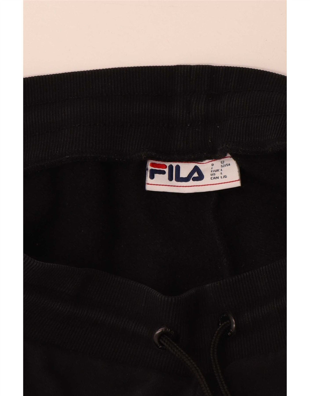 Fila Мужские спортивные брюки джоггеры, большие черные цветные блоки