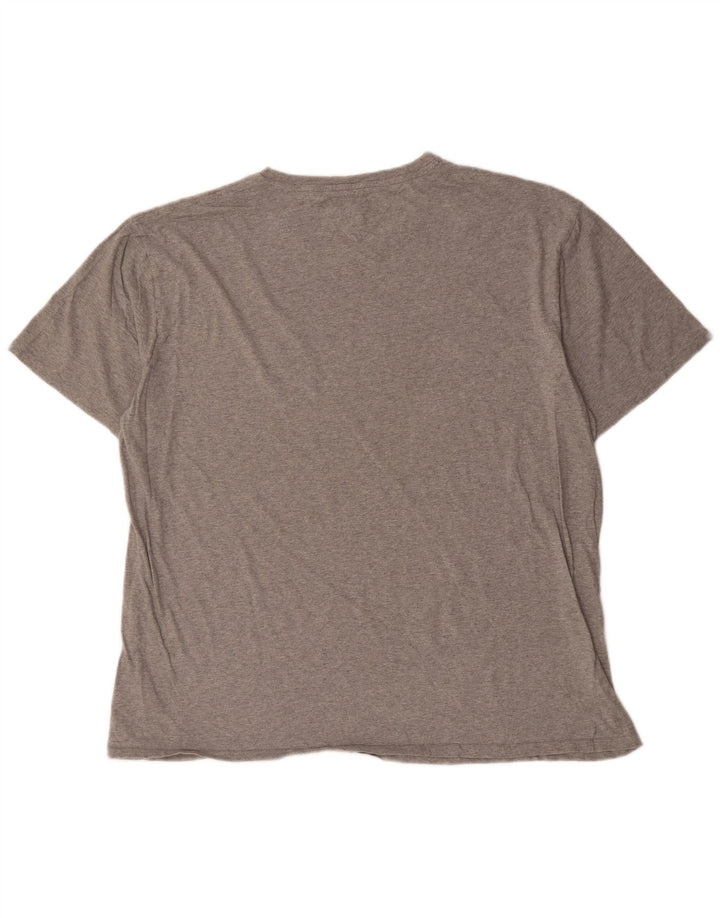 TOMMY HILFIGER Mens T-Shirt Top 2XL Grey Cotton