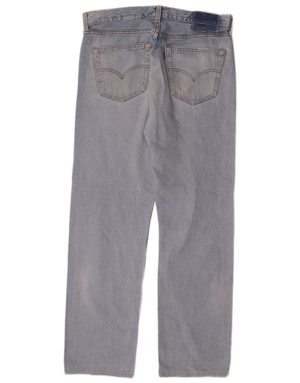 Мужские прямые джинсы LEVI'S W34 L29 синие, хлопок